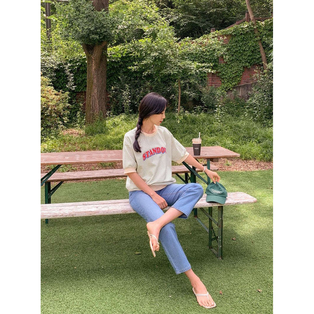 MUMMY.cc:夏季輕盈舒適直筒孕婦牛仔褲