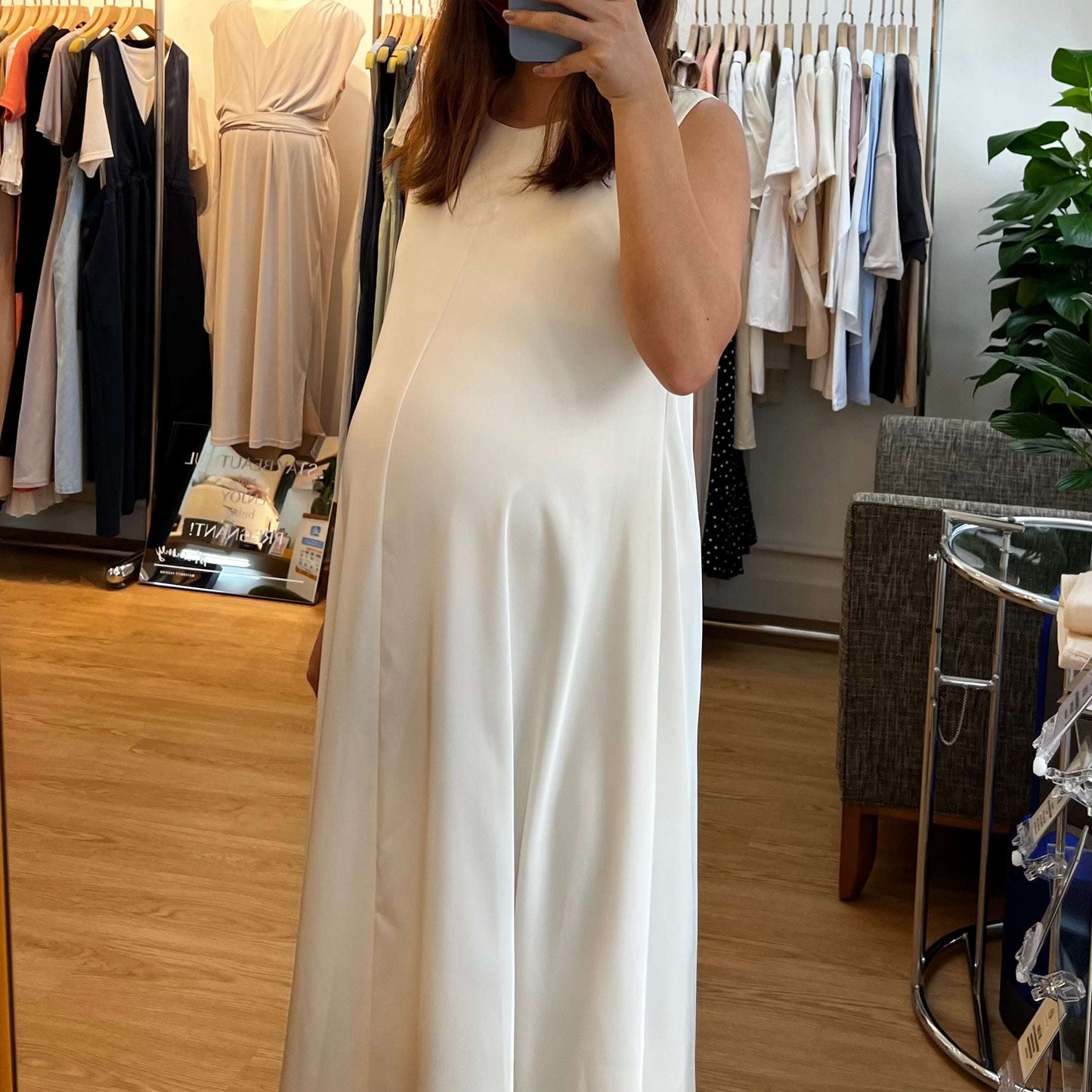 MUMMY.cc:絲質柔滑背心傘裝裙