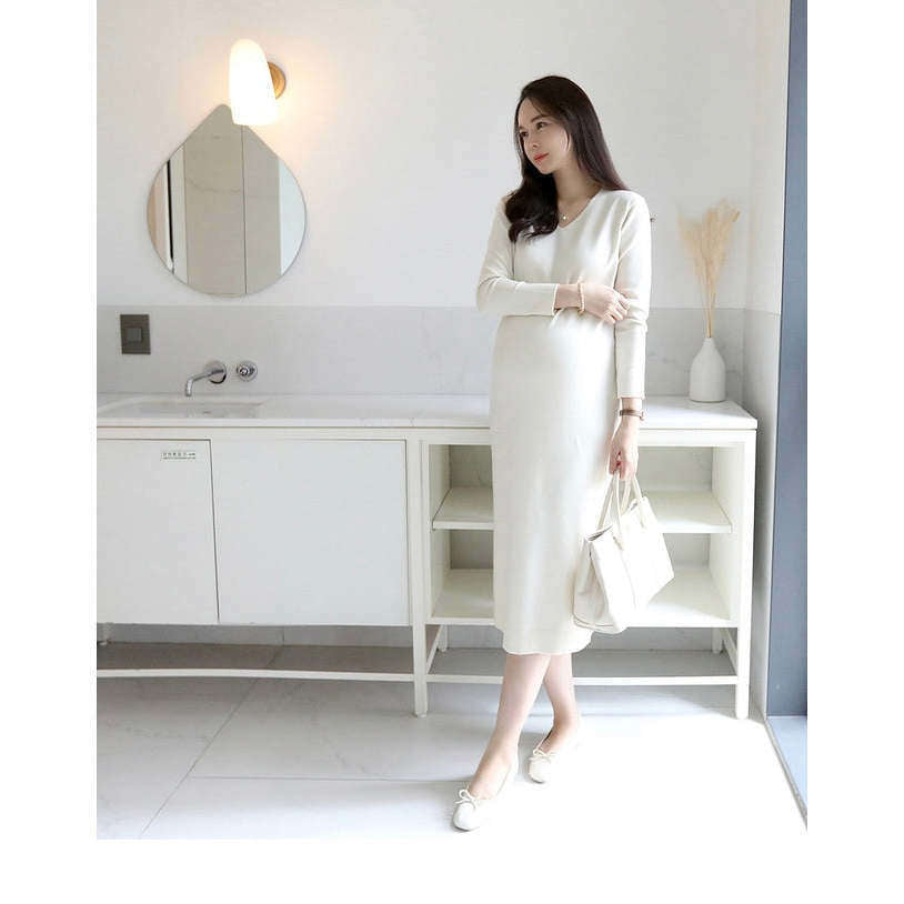 MUMMY.cc:Stella soft v-neck knit ops