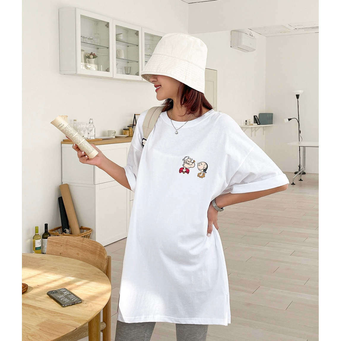 MUMMY.cc:夏季純棉短袖T恤長裙