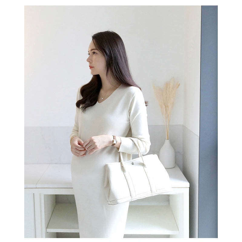 MUMMY.cc:Stella soft v-neck knit ops