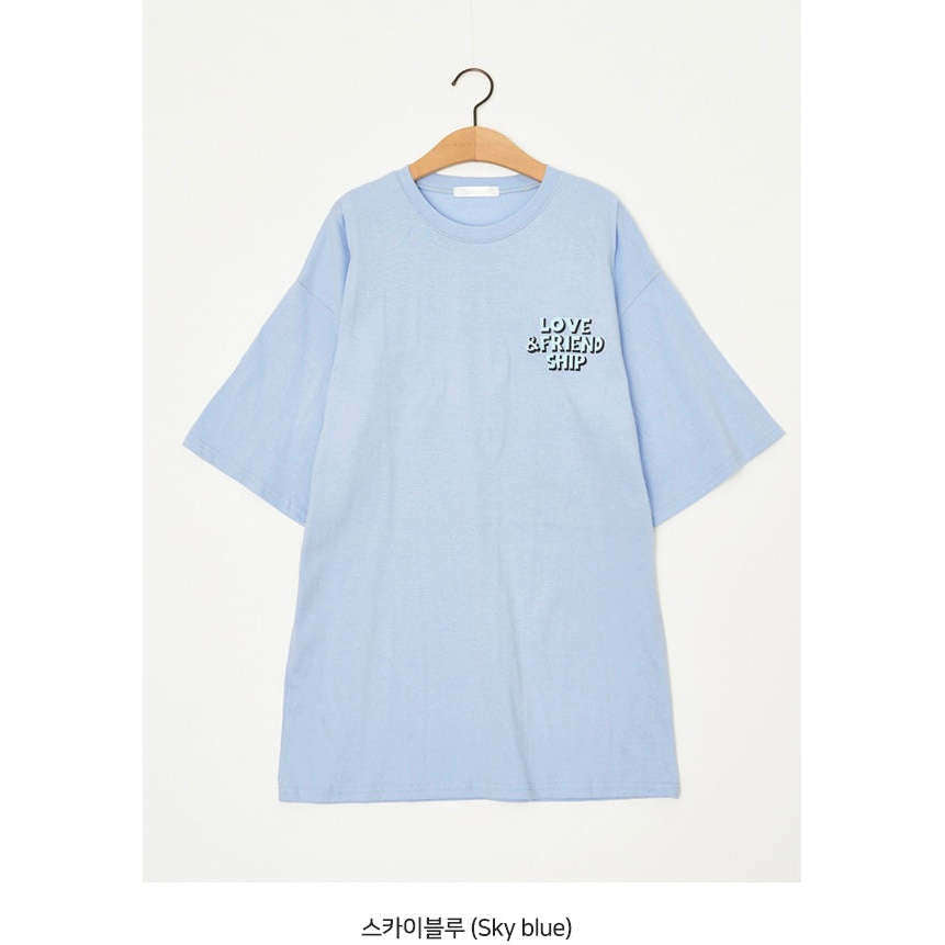 MUMMY.cc:圖案印字側開哺乳上衣:Sky Blue