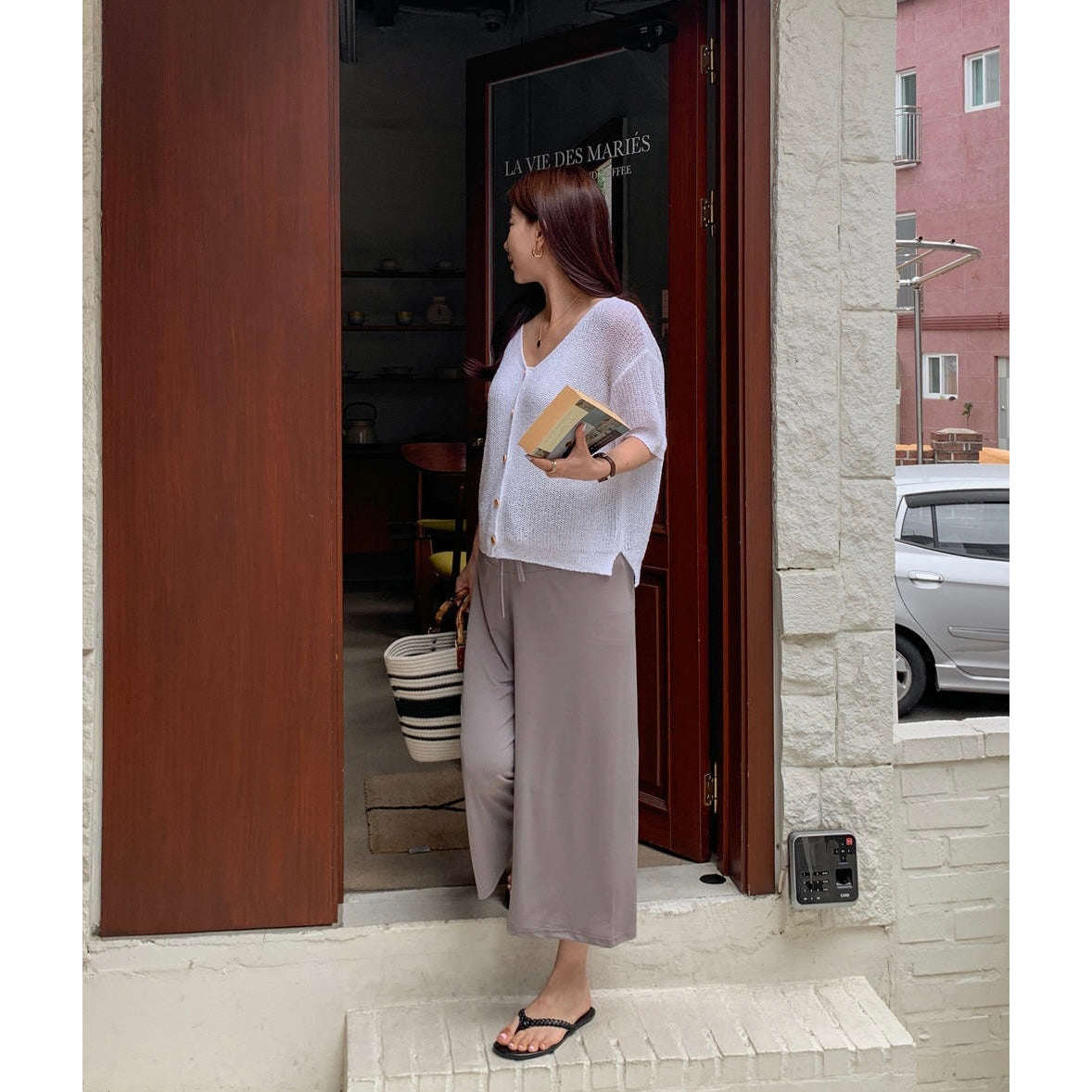 MUMMY.cc:涼感夏日孕婦7分寬腳褲