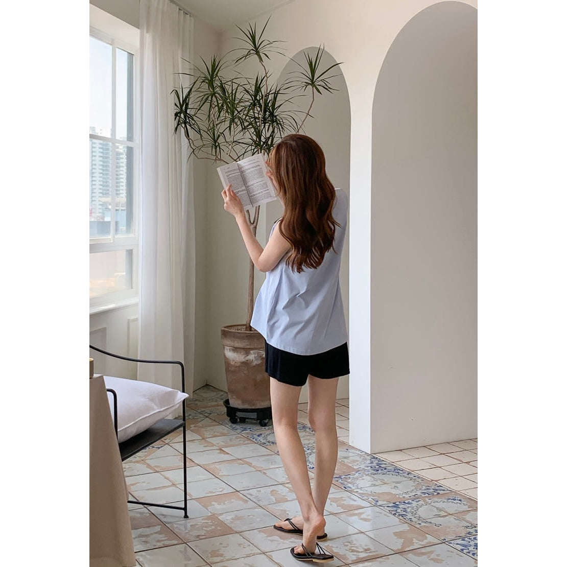 孕婦彈性舒適休閒棉短褲