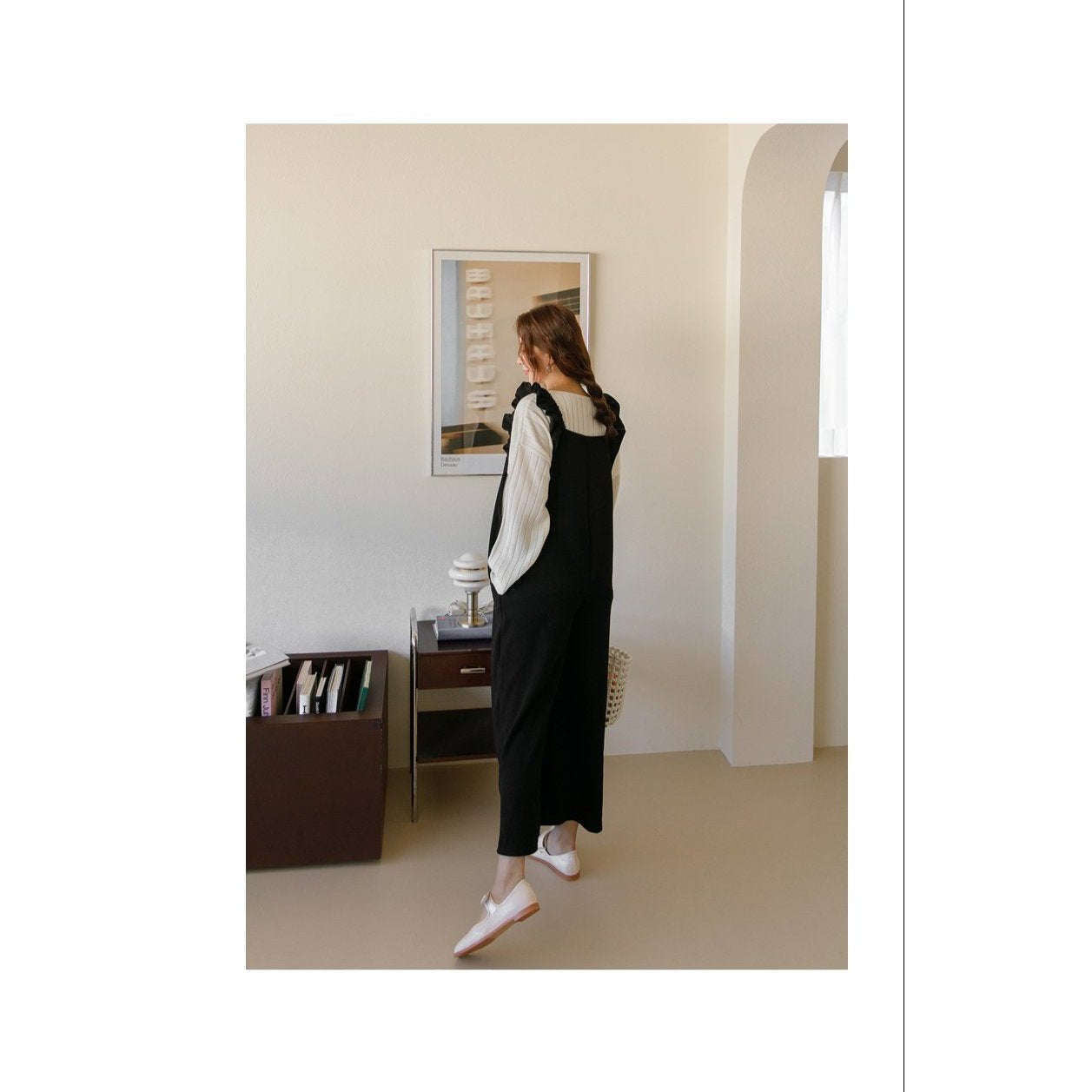 MUMMY.cc:可愛荷葉肩孕婦Jumpsuit