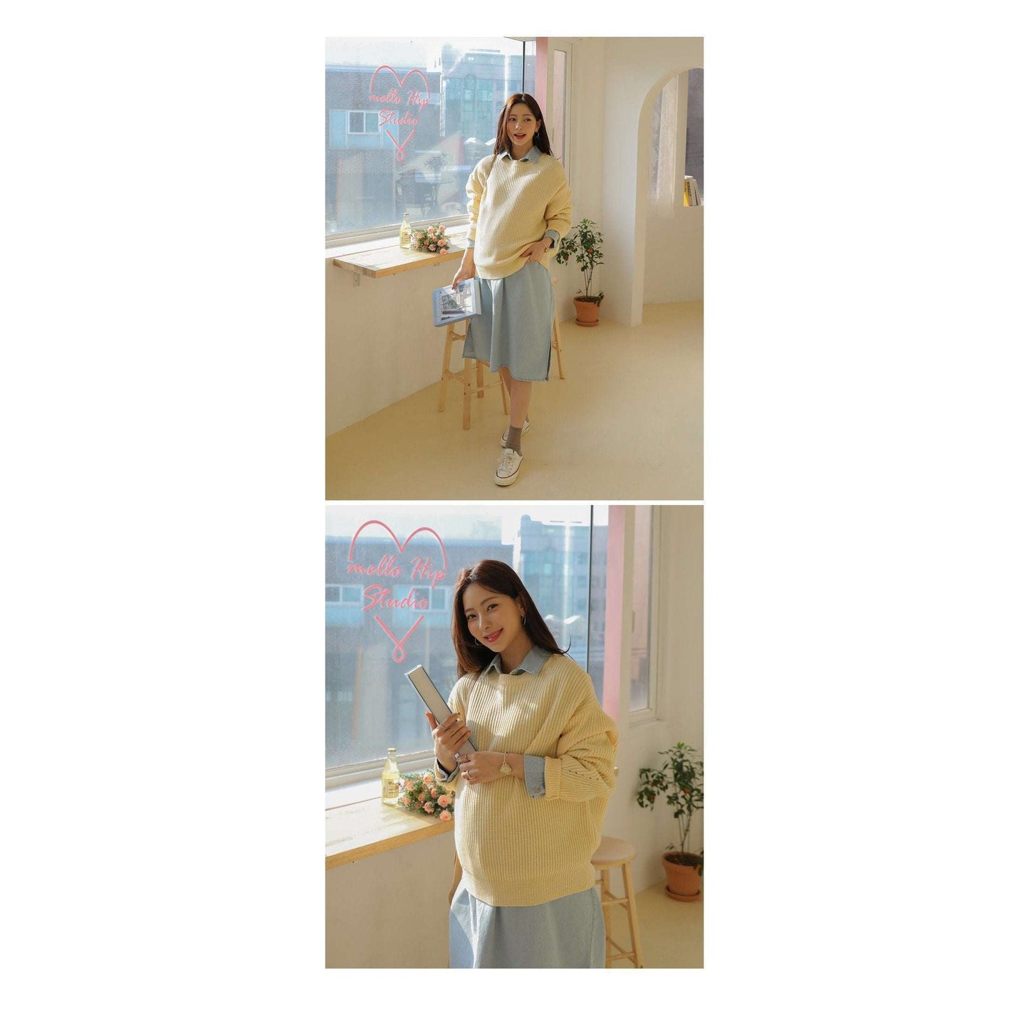 MUMMY.cc:休閒風哺乳牛仔連身裙