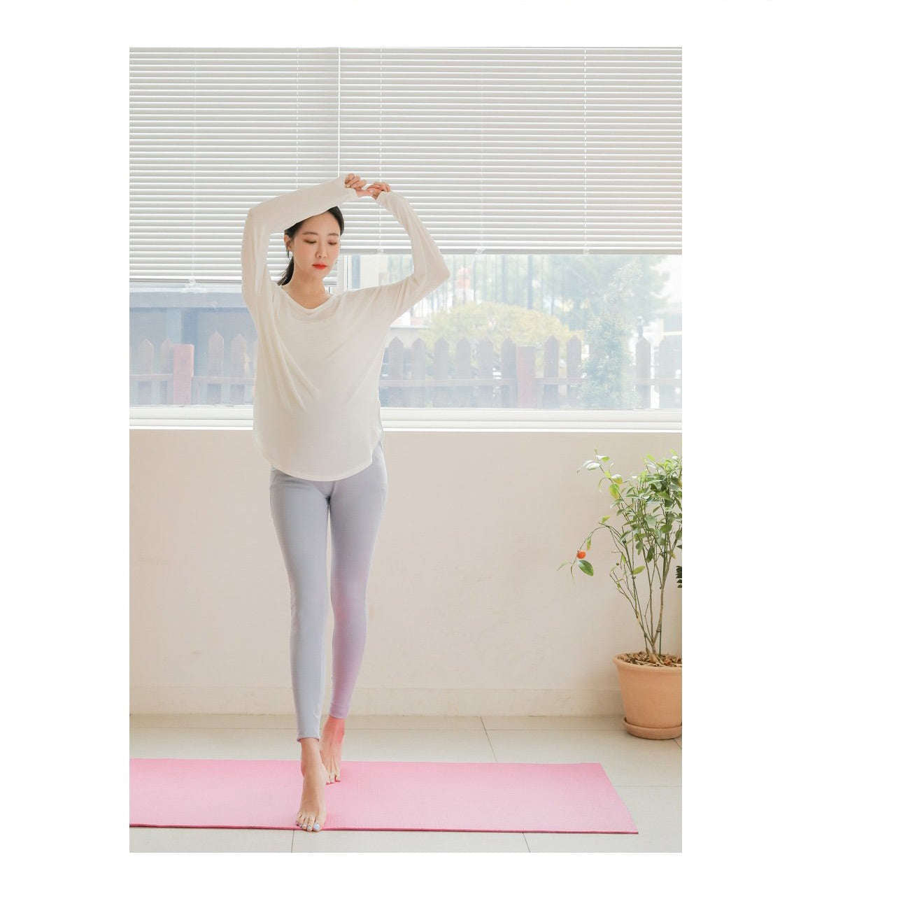 孕婦10分長瑜伽運動褲Creora active legging wear