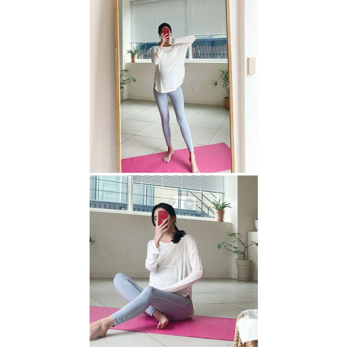 孕婦10分長瑜伽運動褲Creora active legging wear