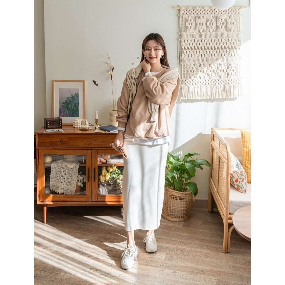 MUMMY.cc:FW: Maternity Maxi Skirt
