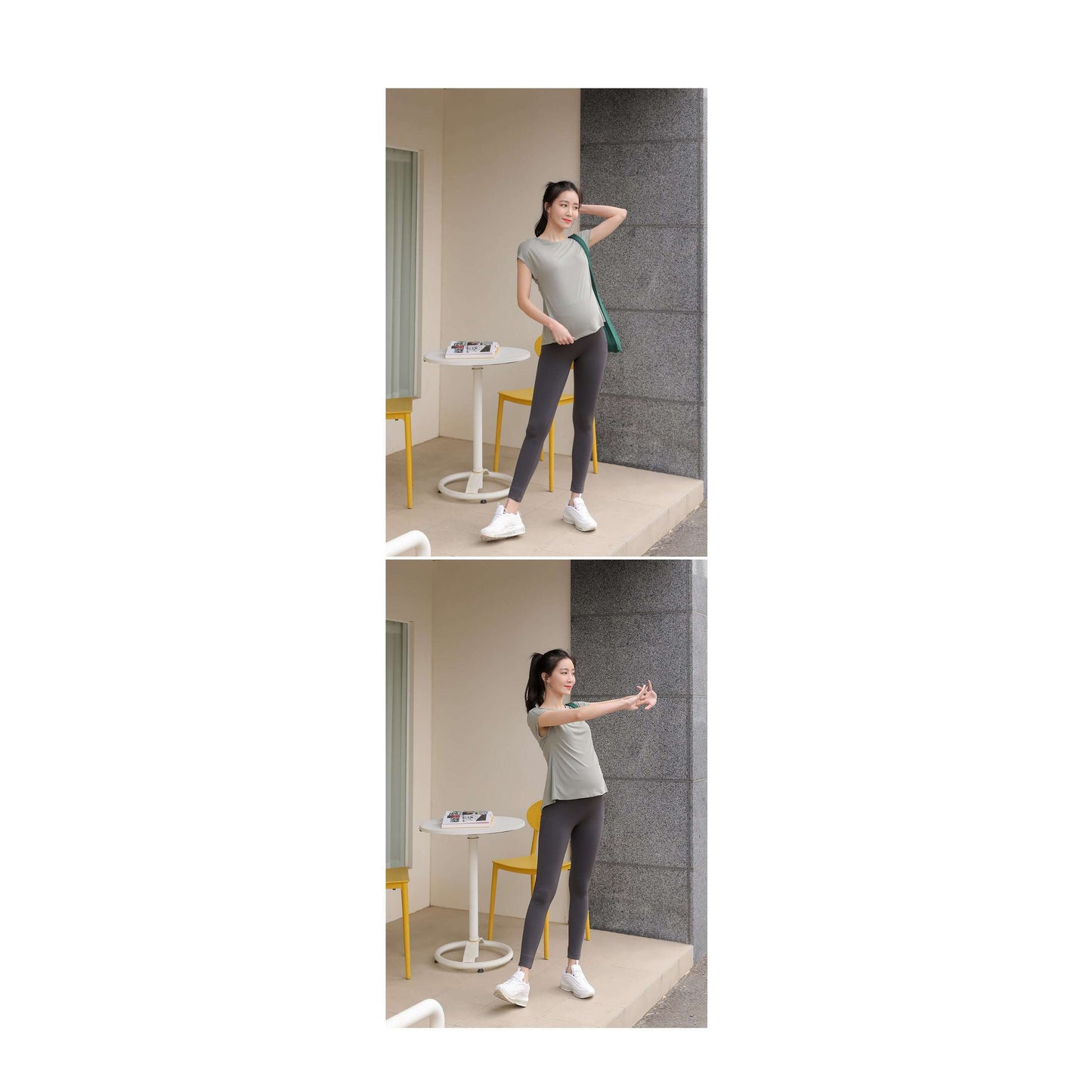 孕婦10分長瑜伽運動褲Creora active legging wear