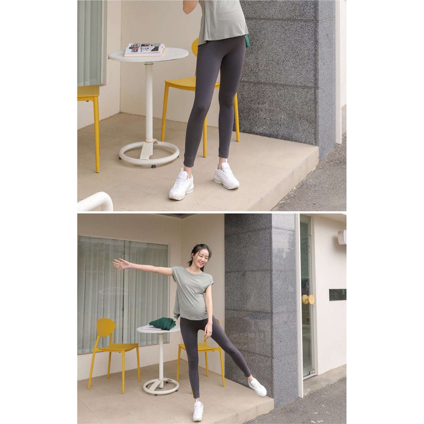 孕婦10分長瑜伽運動褲Creora active legging wear