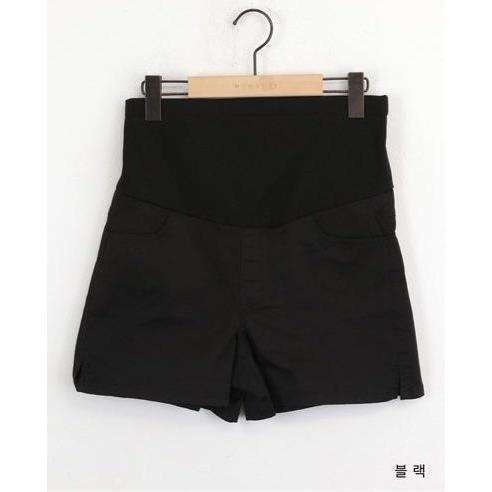 MUMMY.cc:夏季休閒舒適棉短褲:Black / M