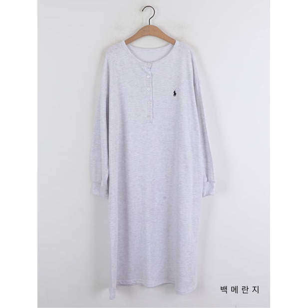 MUMMY.cc:POLO 鈕扣哺乳寬鬆連身裙