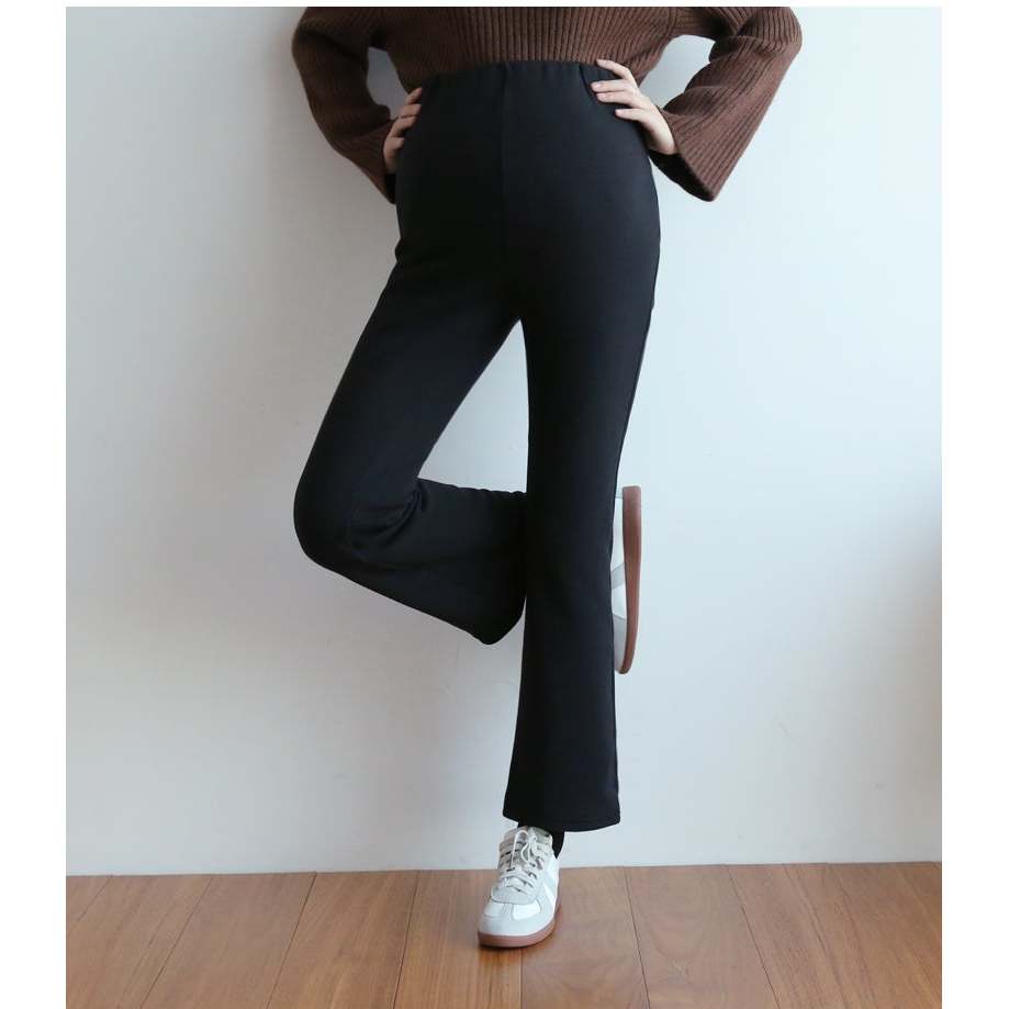 熱賣高腰彈性修身孕婦褲(Bootcut/Straight