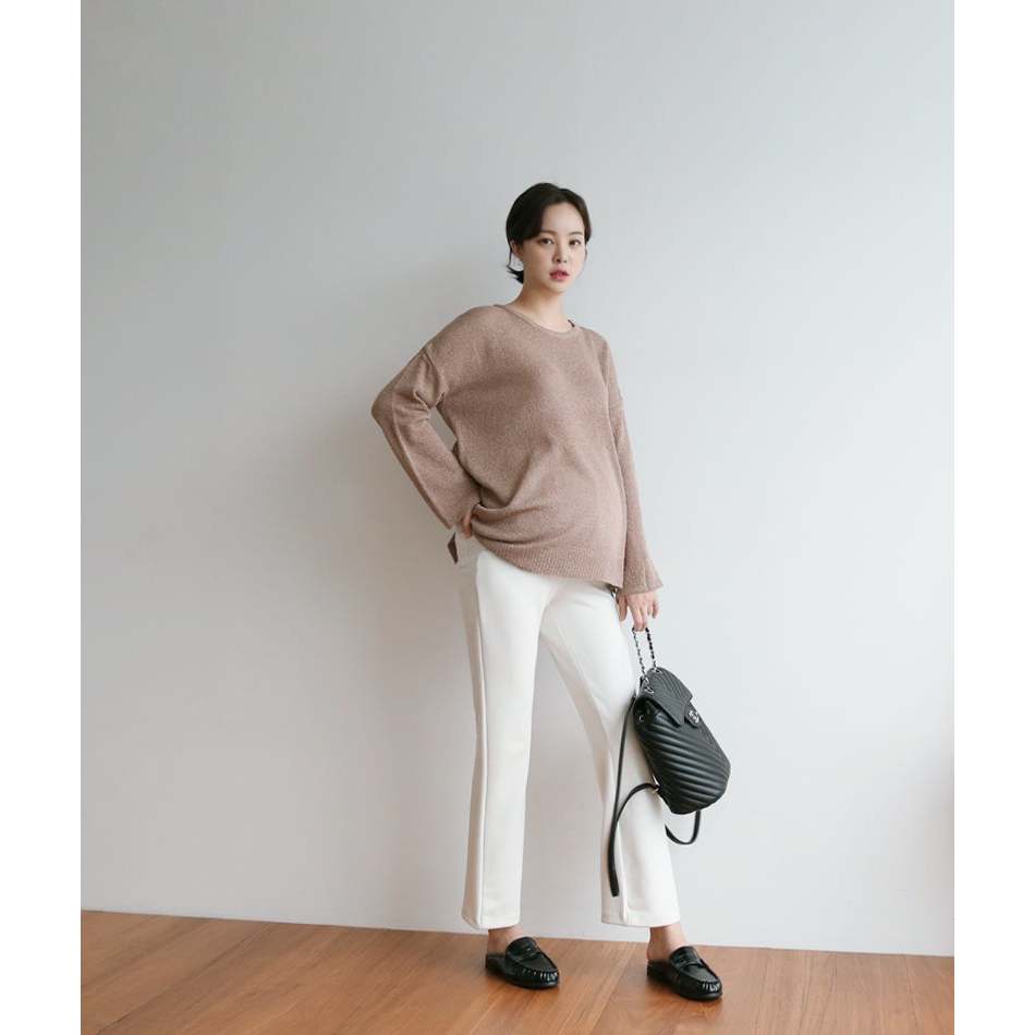熱賣高腰彈性修身孕婦褲(Bootcut/Straight