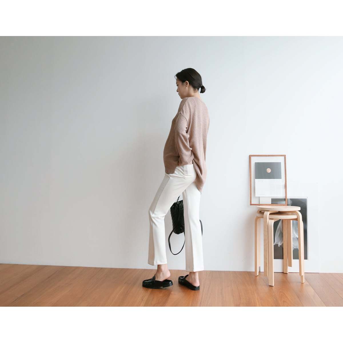 熱賣高腰彈性修身孕婦褲(Bootcut/Straight
