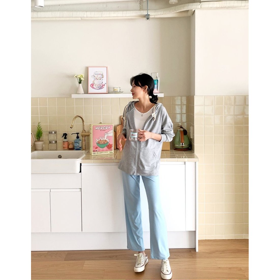 孕婦涼爽舒適六色家居褲