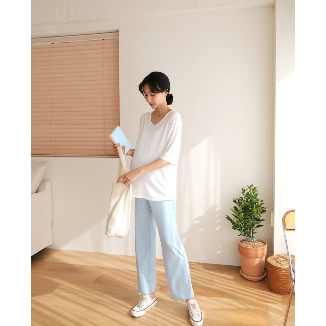 孕婦涼爽舒適六色家居褲