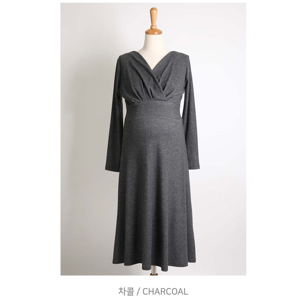 柔軟裹胸修腰連身裙(可哺乳)