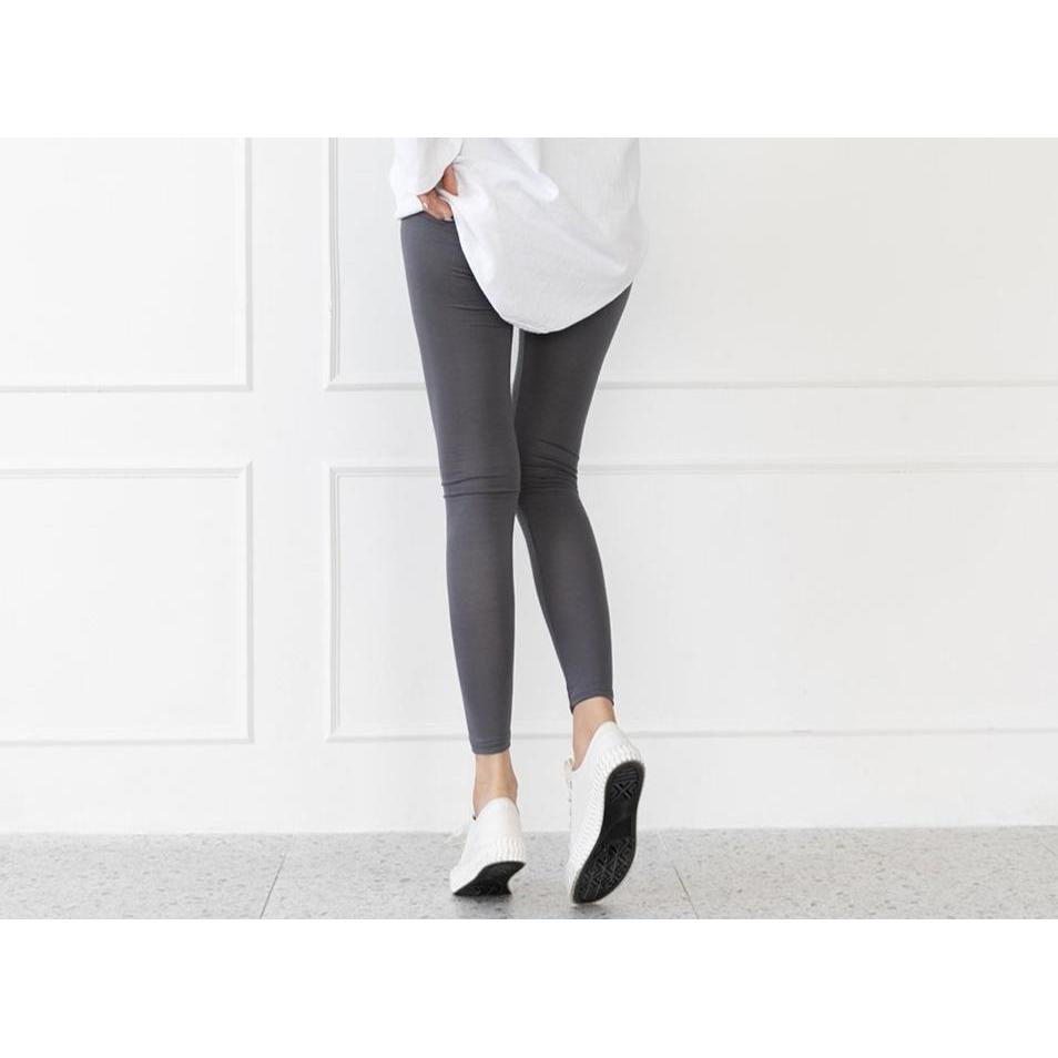 (薄)韓國熱賣孕婦超舒適Pudding Span Legging