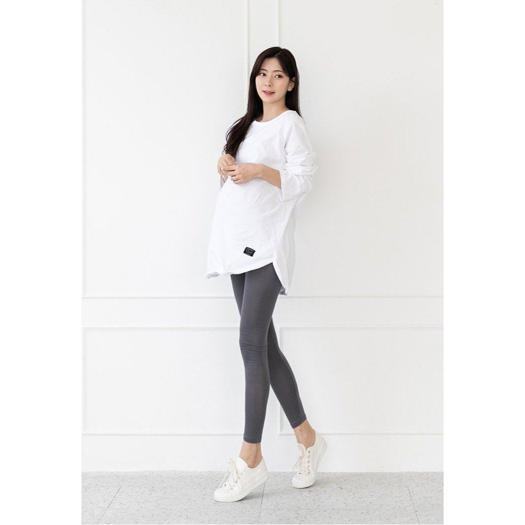 (薄)韓國熱賣孕婦超舒適Pudding Span Legging