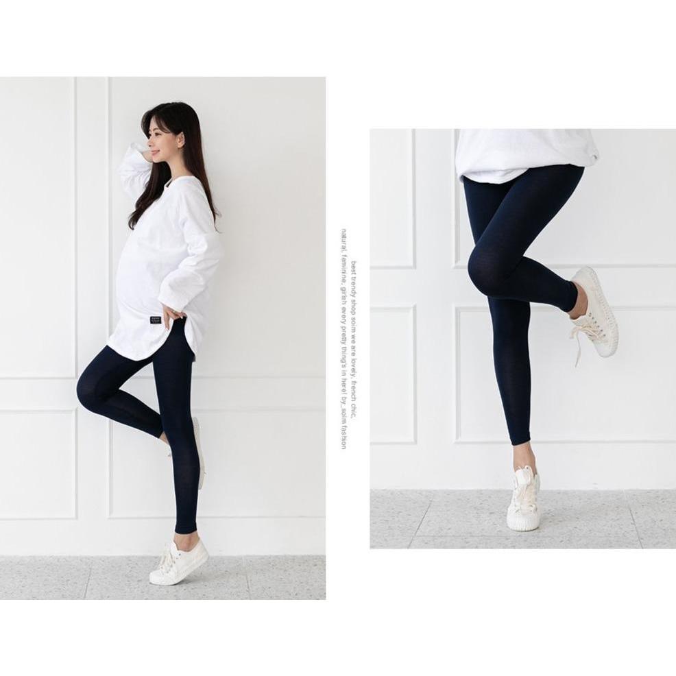 (薄)韓國熱賣孕婦超舒適Pudding Span Legging