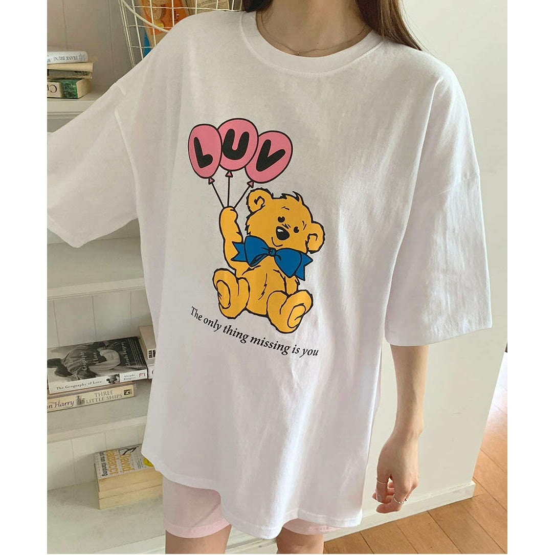 MUMMY.cc:Balloon bear box tee