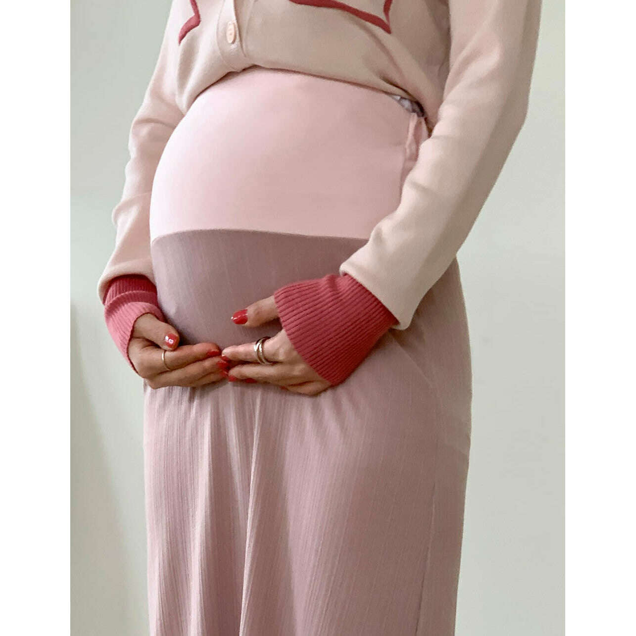 MUMMY.cc:孕婦直坑紋半截裙