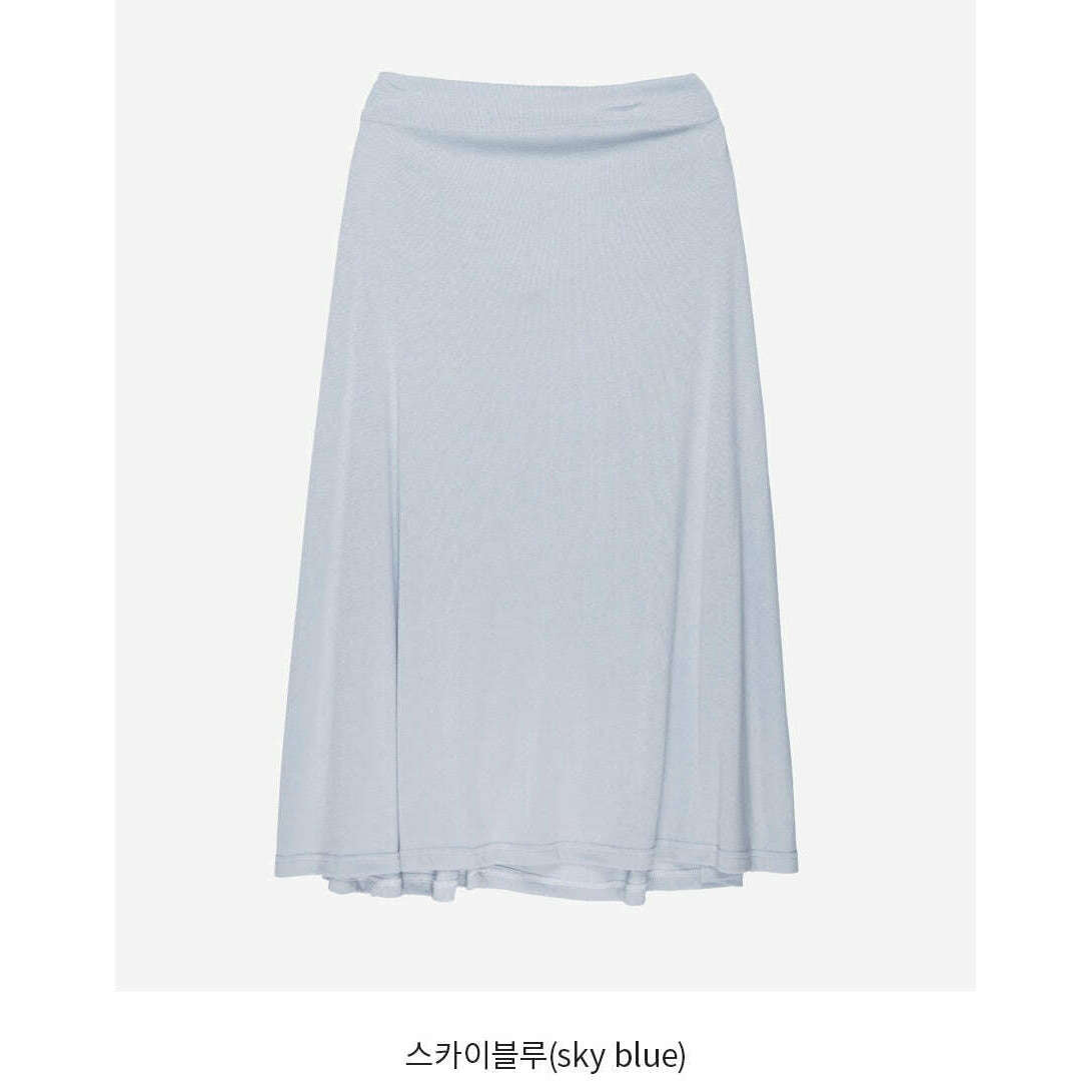 MUMMY.cc:春夏輕薄高腰柔軟半截裙