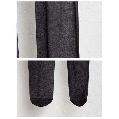 細節特寫：黑色絲襪布料近鏡｜孕婦30D絲襪（第 7 張）