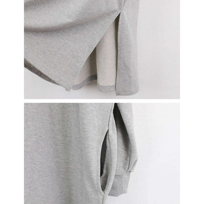 MUMMY.cc:企領polo哺乳棉質寬鬆連身裙