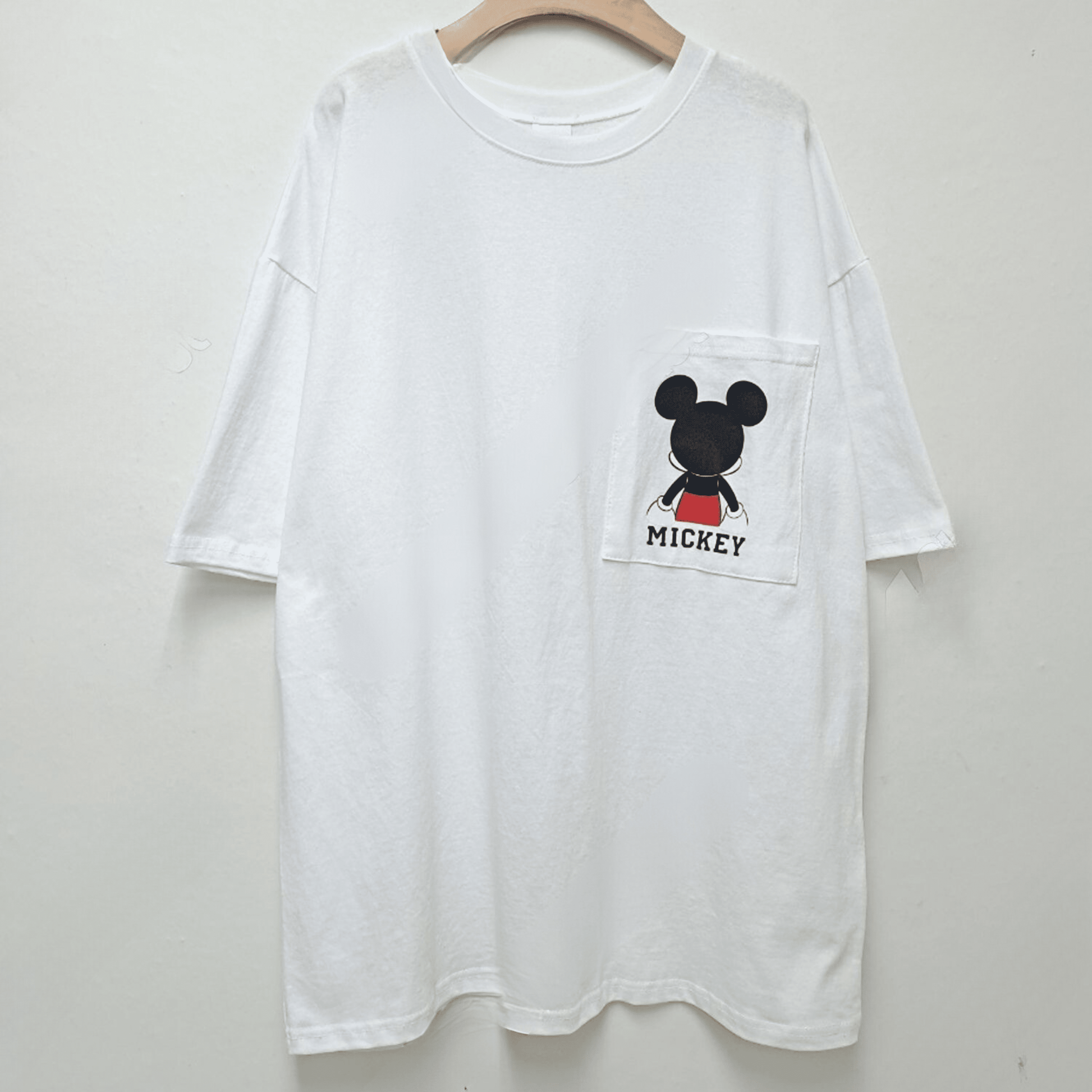 MUMMY.cc:mickey loose fit short-sleeves tee