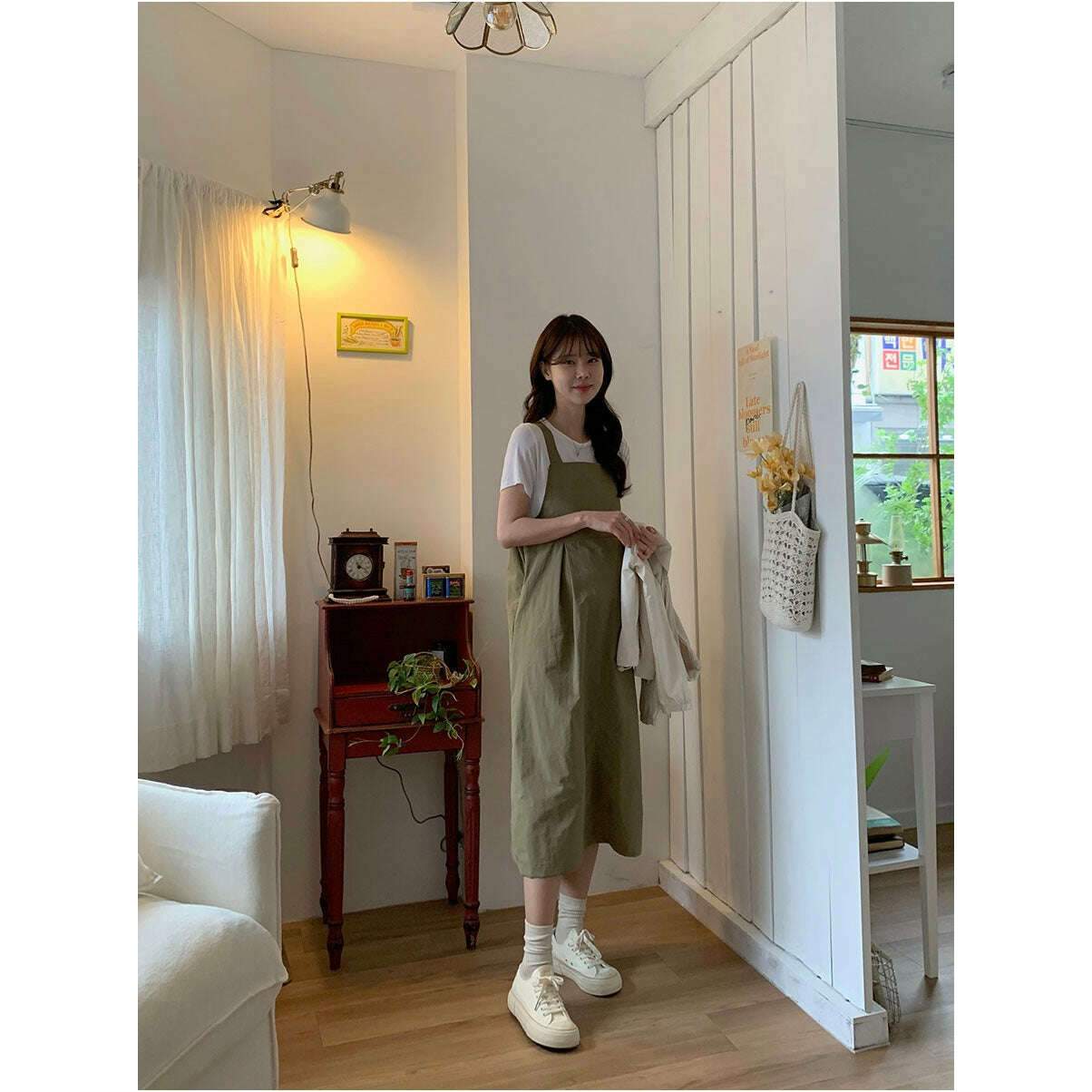 MUMMY.cc:純色吊帶背心連身裙