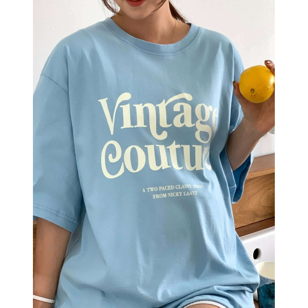 MUMMY.cc:Vintage couture cotton top