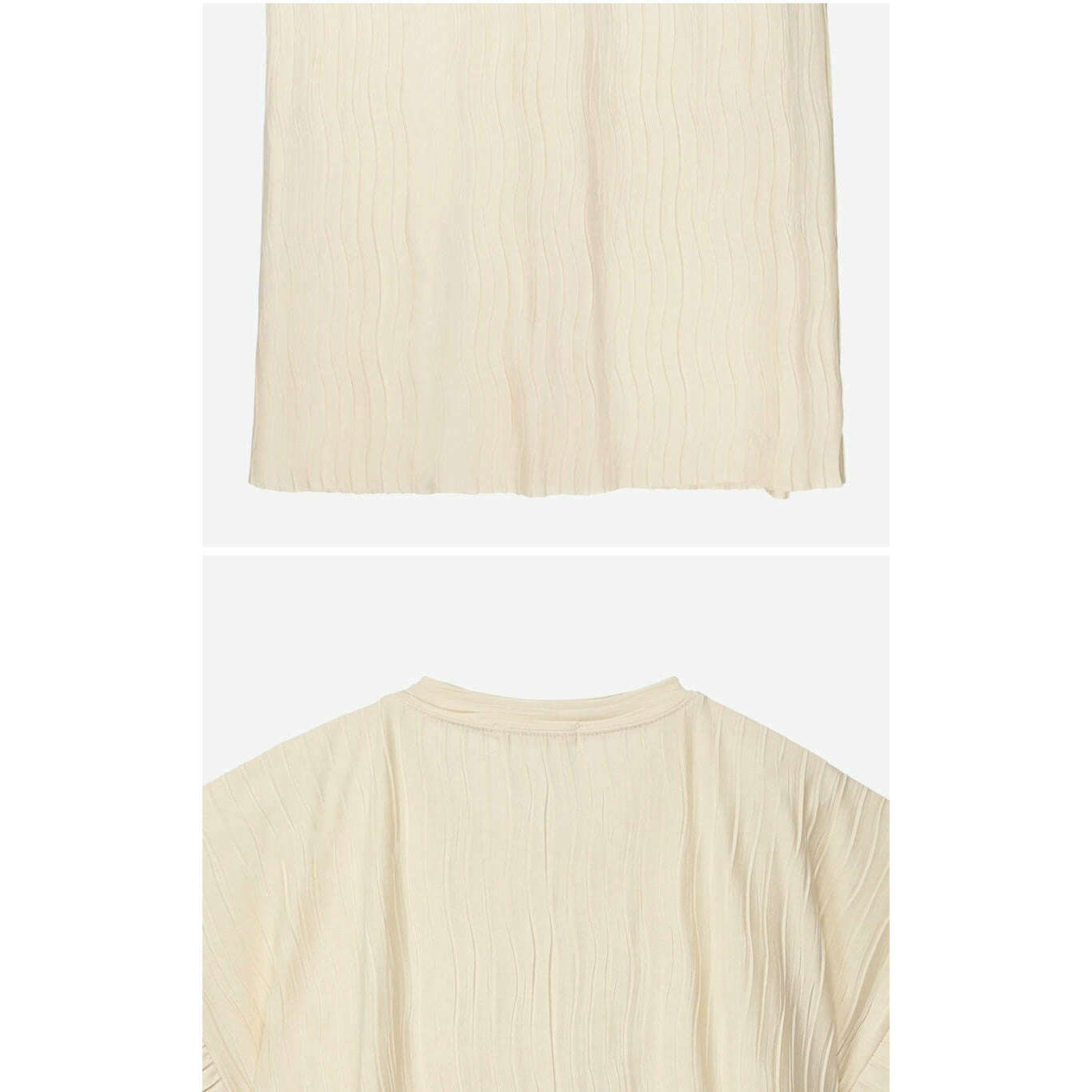 MUMMY.cc:波浪紋寬鬆氣質連身裙