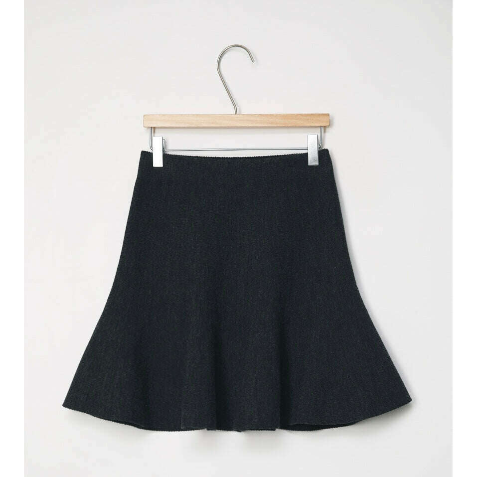 MUMMY.cc:mini flare knit skirt