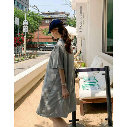 MUMMY.cc:迷你POLO翻領連身裙