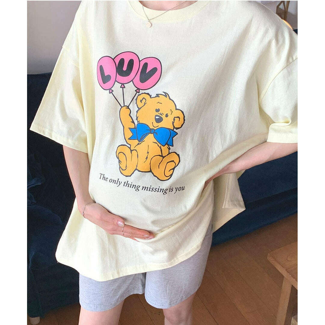 MUMMY.cc:Balloon bear box tee