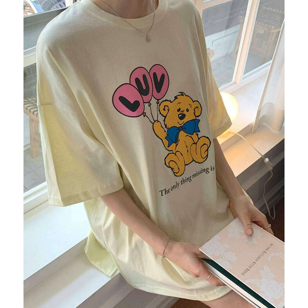 MUMMY.cc:Balloon bear box tee