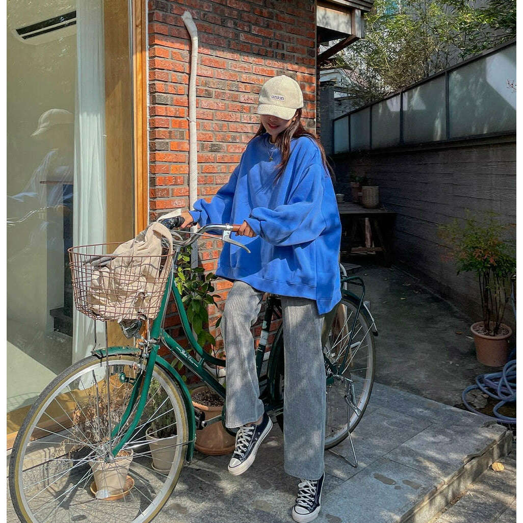 MUMMY.cc:超寬鬆內絨簡約衛衣