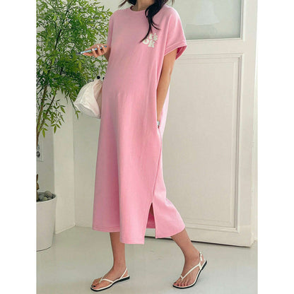 MUMMY.cc:背鏤空簡約棉質連身裙