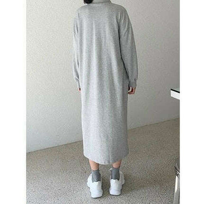 MUMMY.cc:企領polo哺乳棉質寬鬆連身裙