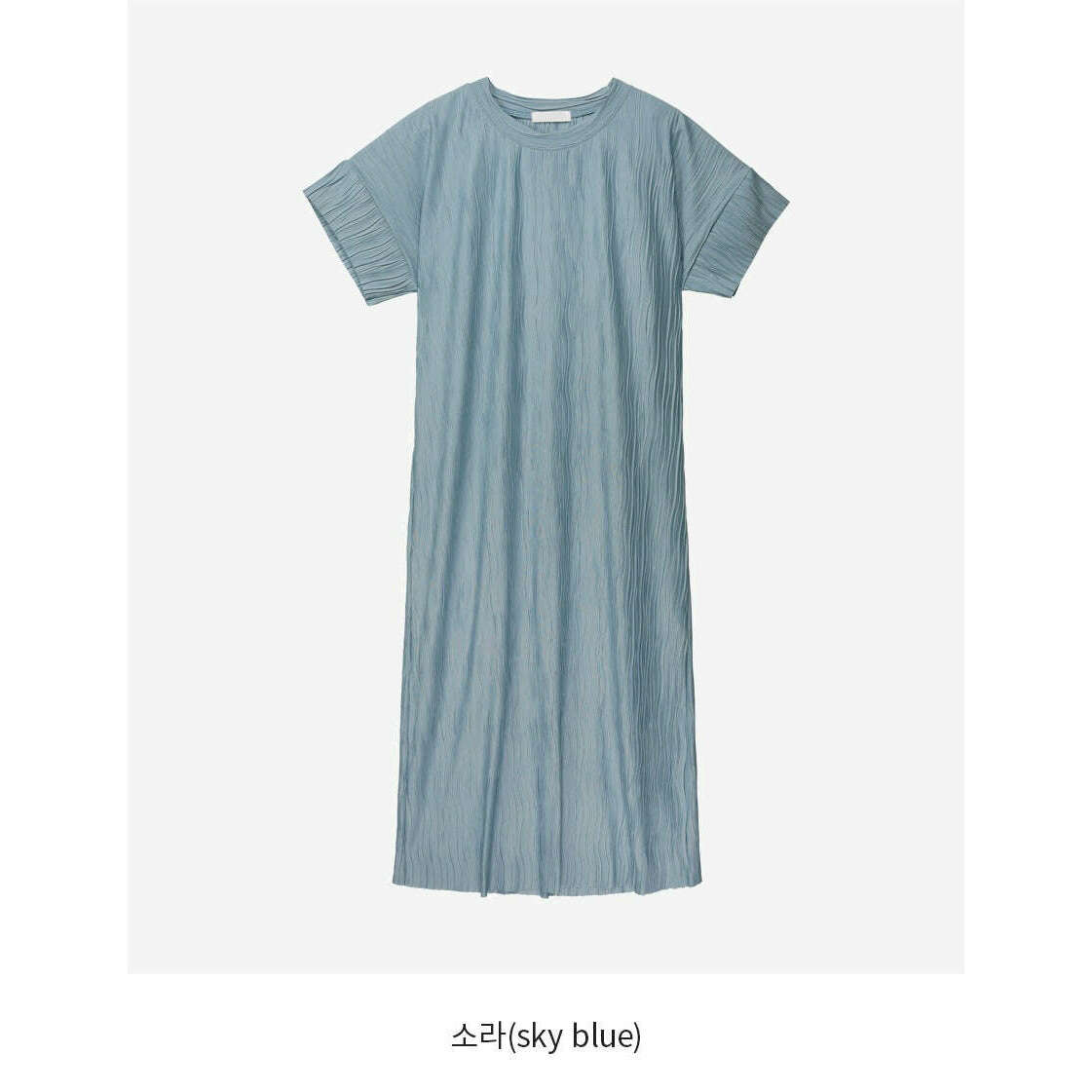 MUMMY.cc:波浪紋寬鬆氣質連身裙