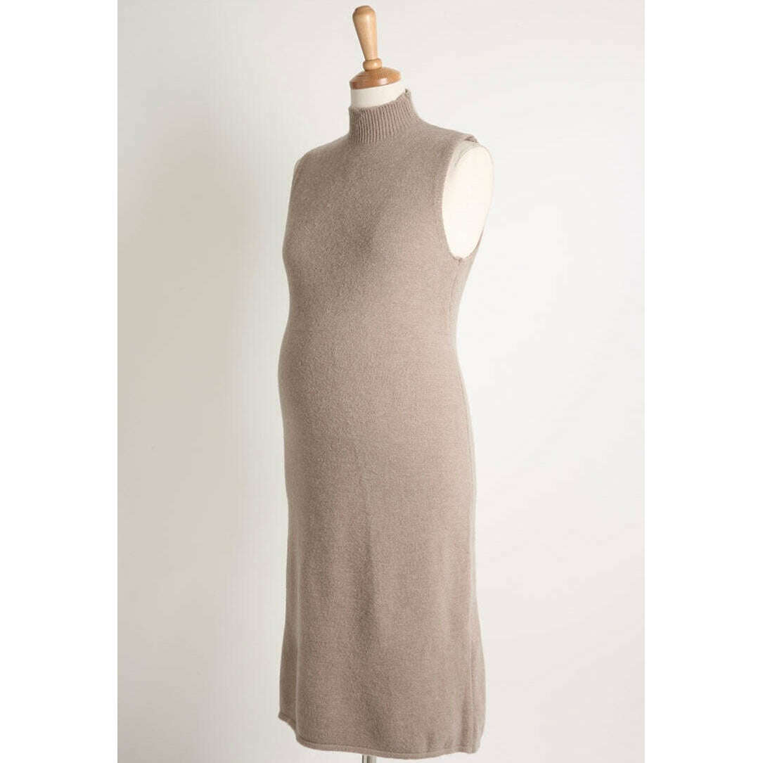 MUMMY.cc:樽領針織兩件套裝修身顯瘦連身裙