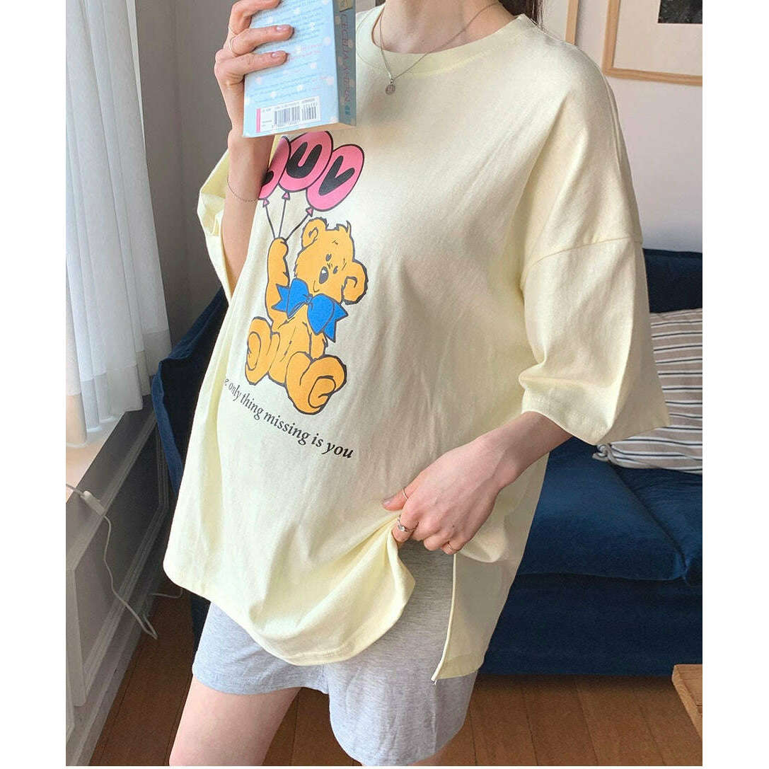 MUMMY.cc:Balloon bear box tee