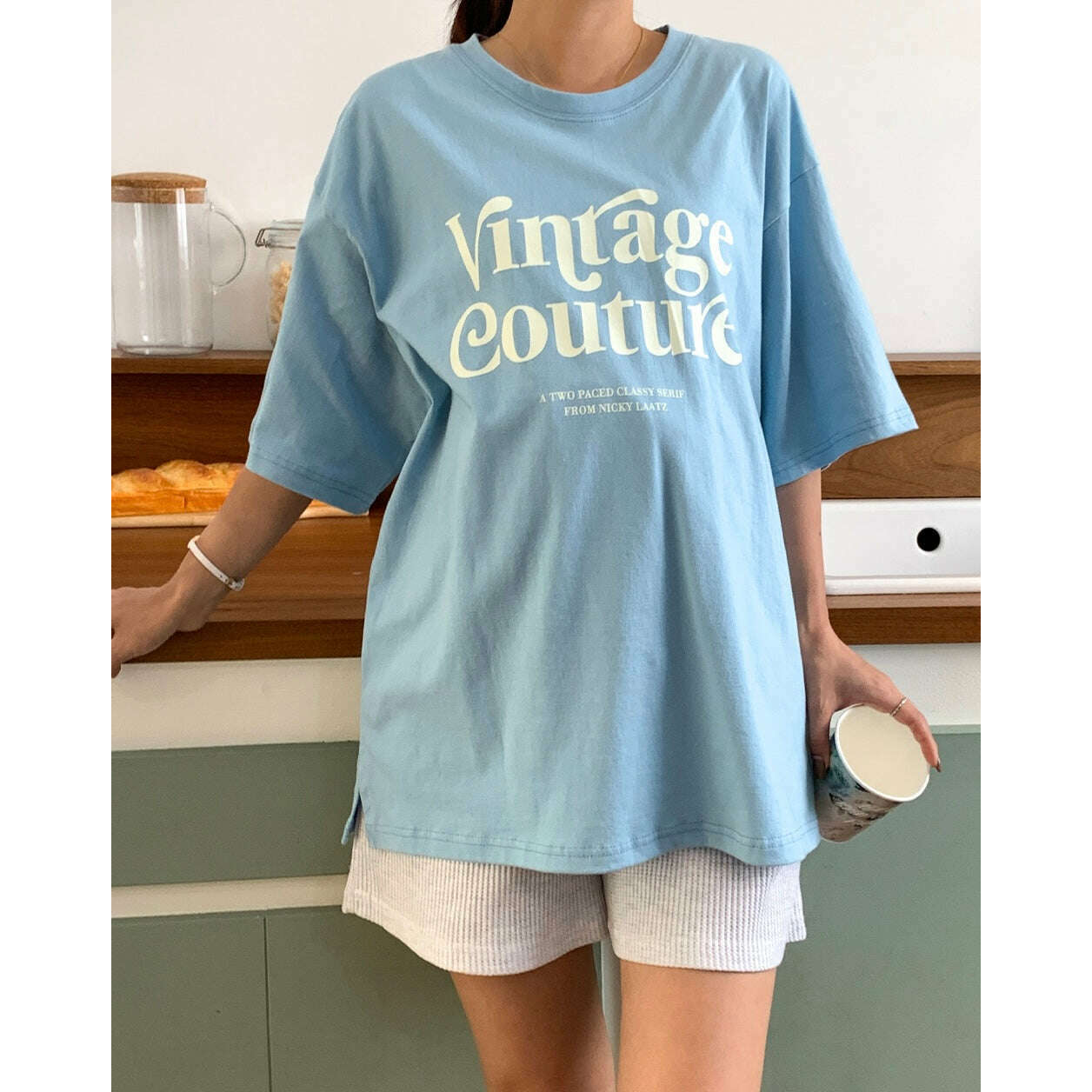 MUMMY.cc:Vintage couture cotton top