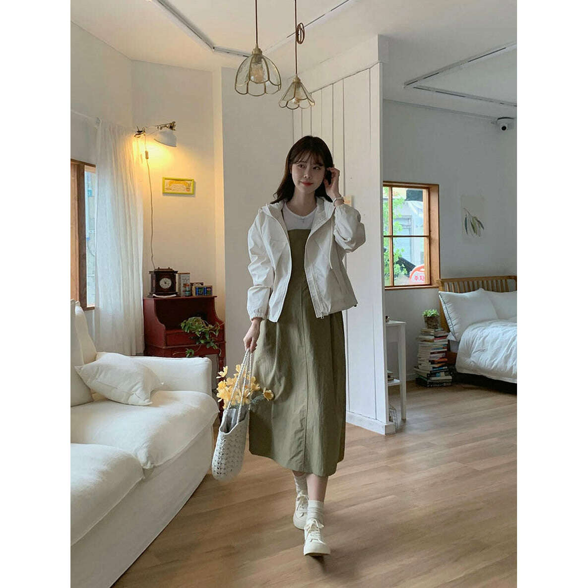 MUMMY.cc:純色吊帶背心連身裙