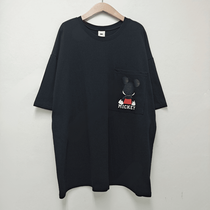 MUMMY.cc:mickey loose fit short-sleeves tee