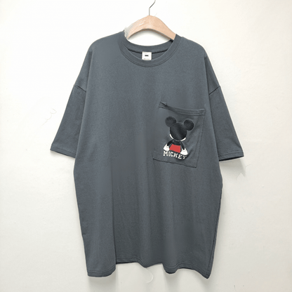 MUMMY.cc:mickey loose fit short-sleeves tee