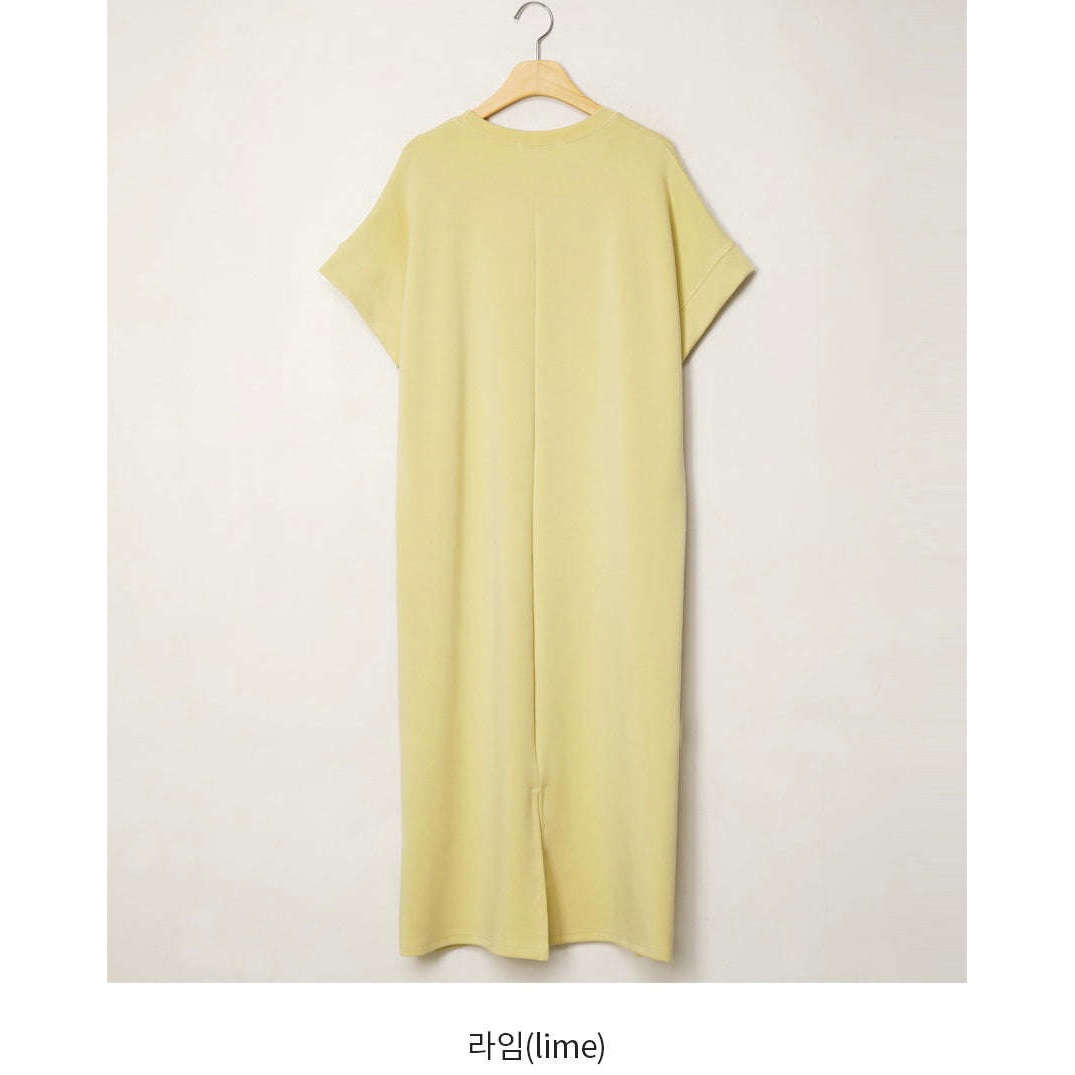 MUMMY.cc:簡約純色舒適寬鬆連身裙